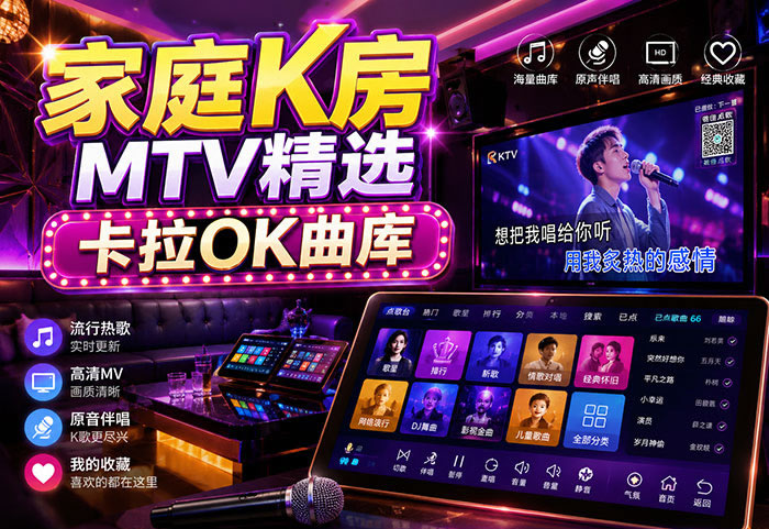 家庭K歌房MTV精选卡拉OK曲库